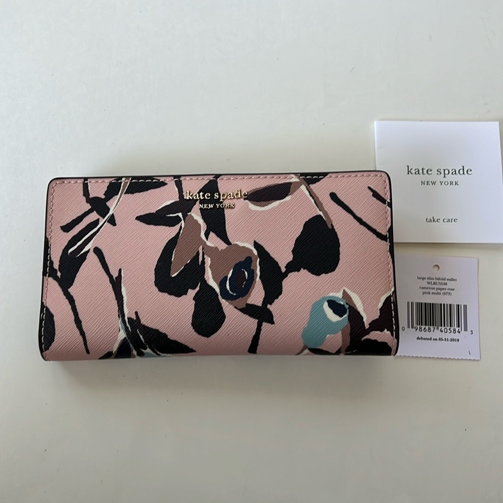 Kate Spade Large Slim Bifold Wallet